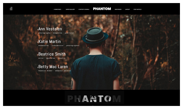 joomla theme phantom